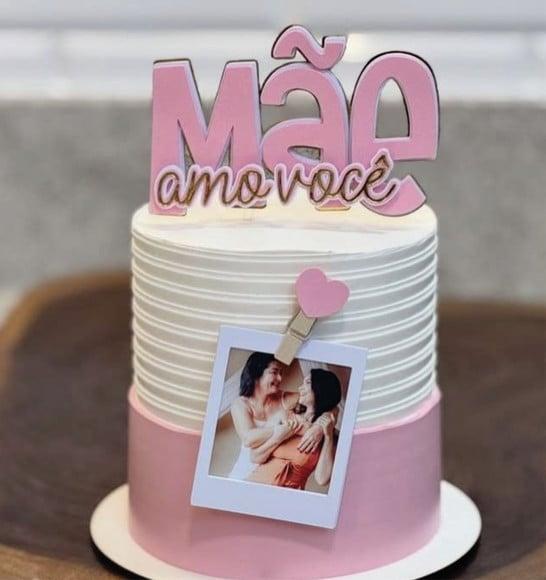 Topo de Bolo Mãe