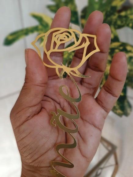 Topo de Bolo Mãe Flor
