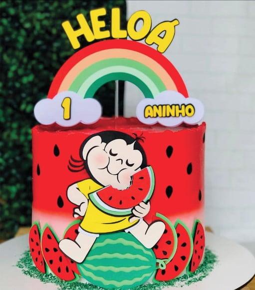 Topo de Bolo Magali