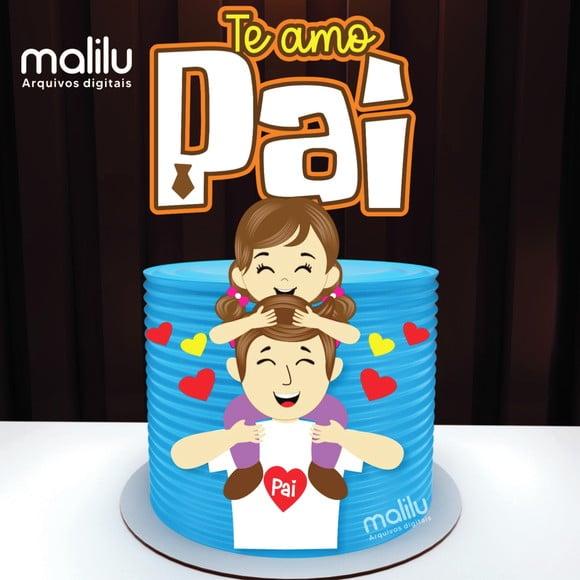 Topo de Bolo Melhor Pai do Mundo