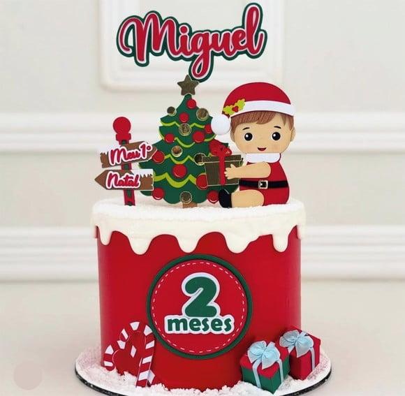 Topo de Bolo Meu Primeiro Natal