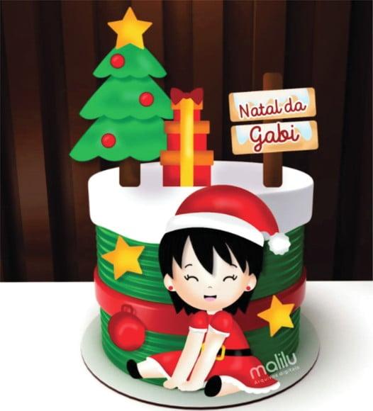Topo de Bolo Meu Primeiro Natal