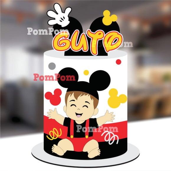 Topo de Bolo Mickey Mesversário