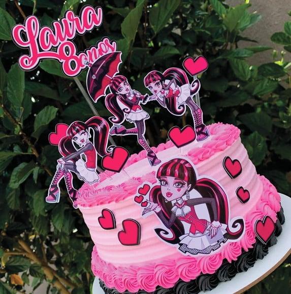 Topo de Bolo Monster High