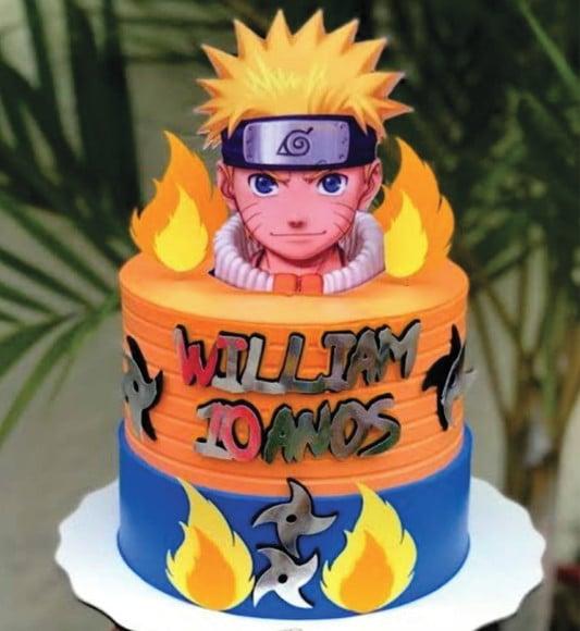 Topo de Bolo Naruto