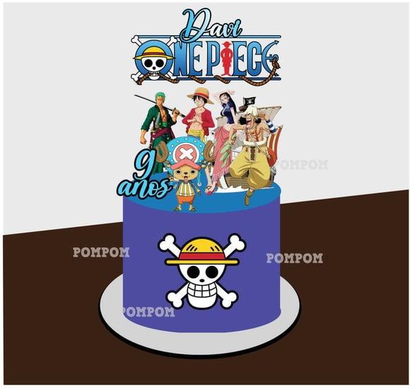 Topo de Bolo One Piece