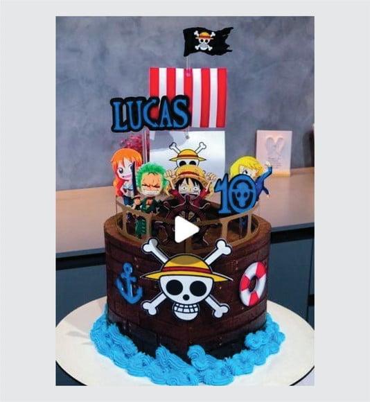 Topo de Bolo One Piece