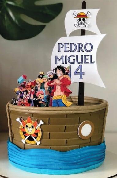 Topo de Bolo One Piece