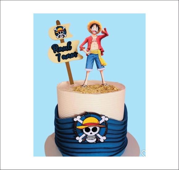 Topo de Bolo One Piece