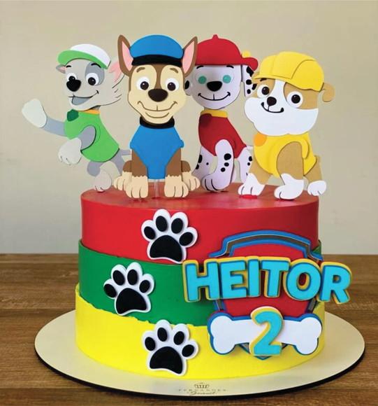 Topo de Bolo Patrulha Canina