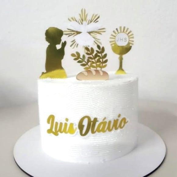 Topo de Bolo Primeira Eucaristia