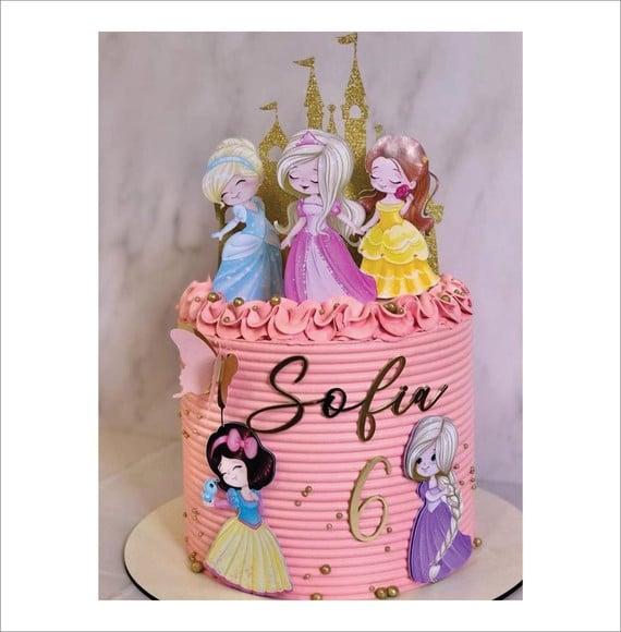 Topo de Bolo Princesas