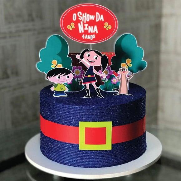 Topo de Bolo Show da Luna