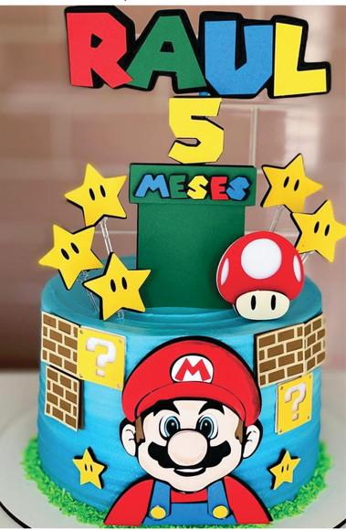 Topo de Bolo Super Mario