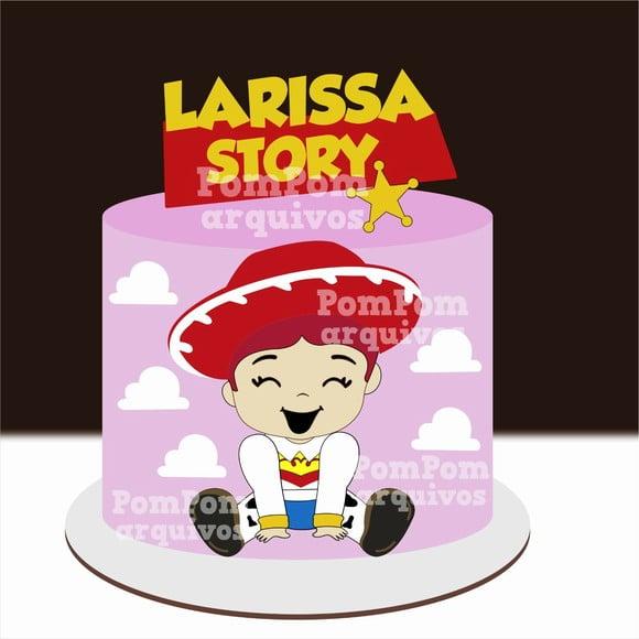 Topo de Bolo Toy Story Menina