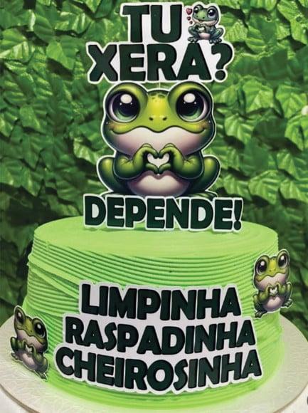 Topo de Bolo Tu Xera Depende