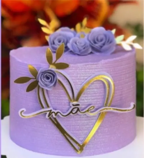 Topo de Bolo Dias Das Mães Arquivo de Corte