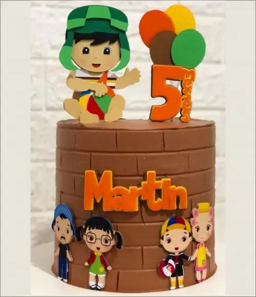 Arquivo de Corte Topo de Bolo Chaves