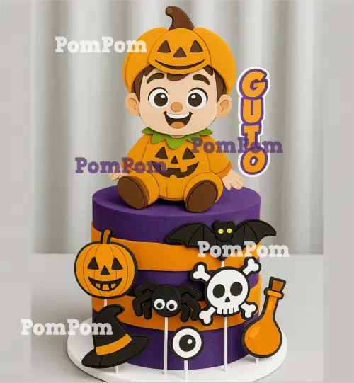 topo de bolo halloween