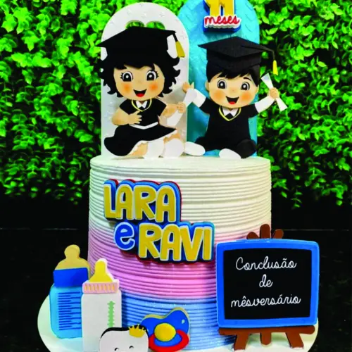 Arquivo de Corte Topo de Bolo Formatura ABC