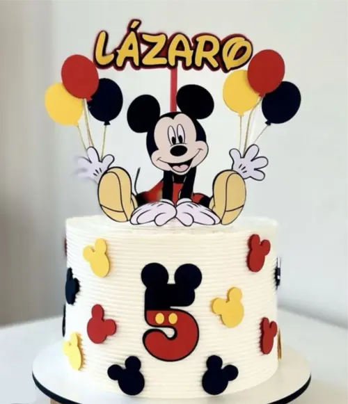 Topo de bolo mickey menino baby arquivo Silhouette