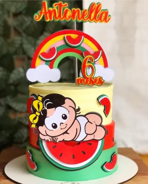 Topo de Bolo Magali Arquivo de Corte Silhouette