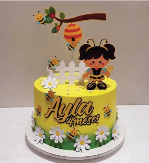 Topo de Bolo Abelhinha