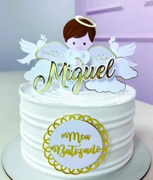 Topo de Bolo batismo