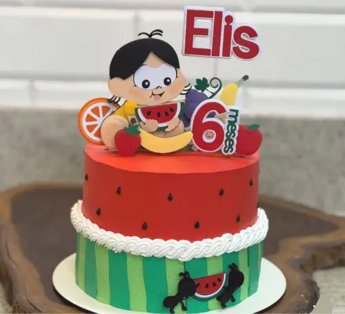 Topo de Bolo Magali Arquivo de Corte Silhouette