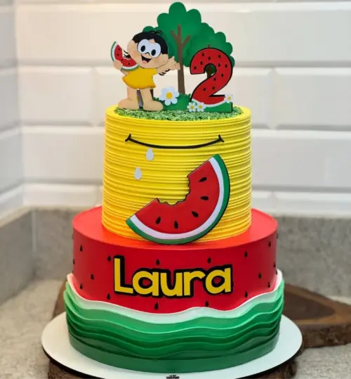 Topo de Bolo Magali Arquivo de Corte Silhouette