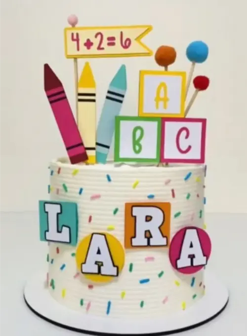 Arquivo de Corte Topo de Bolo Formatura ABC