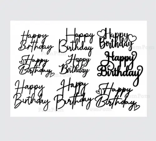 topo de bolo happy birthday