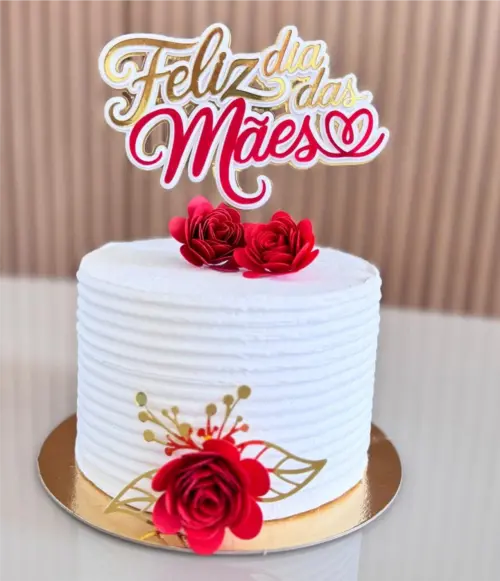 topo de bolo feliz dia das mães
