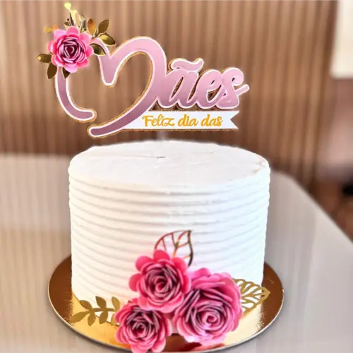 topo de bolo feliz dia das mães