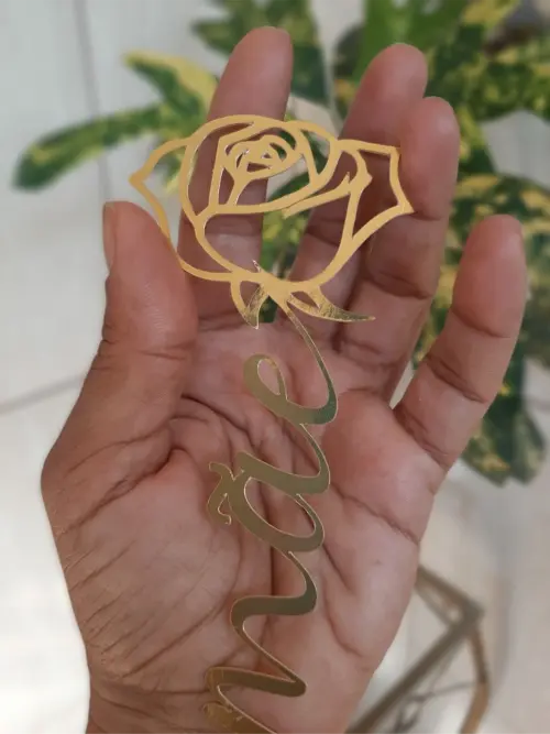 topo de bolo super mãe flor