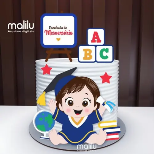 Abc Mesversário Menina