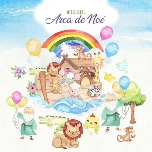 Kit Digital Arca De Noé
