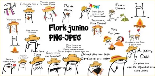 Kit Digital Flork Junino Caipira