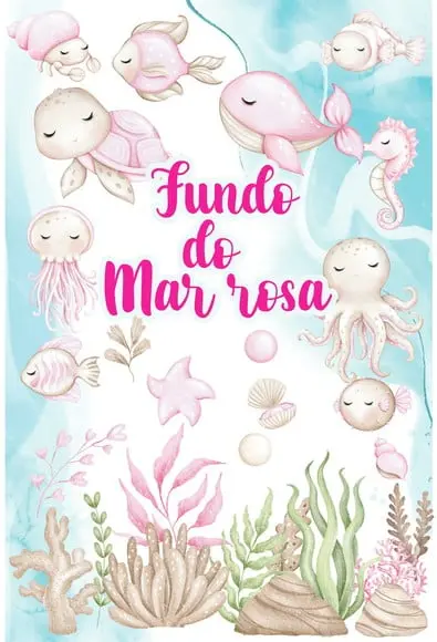 Kit Digital Fundo do Mar Aquarela