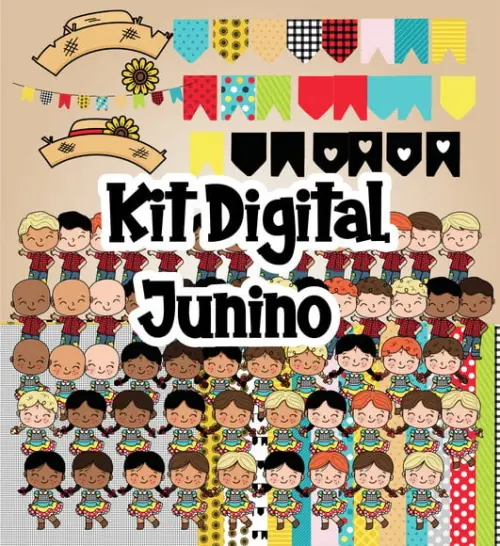 Kit Digital Junino Caipiras