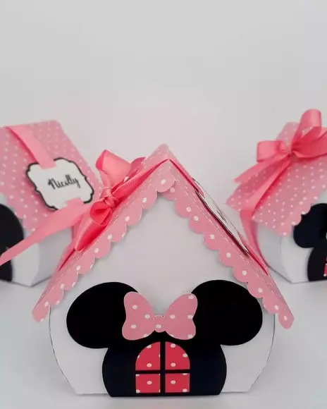 LEMBRANCINHA MINNIE ROSA-MIMOS PERSONALIZADOS