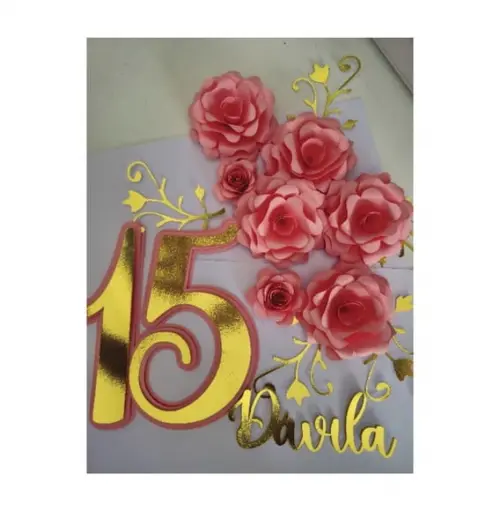 Topo de Bolo 15 Anos