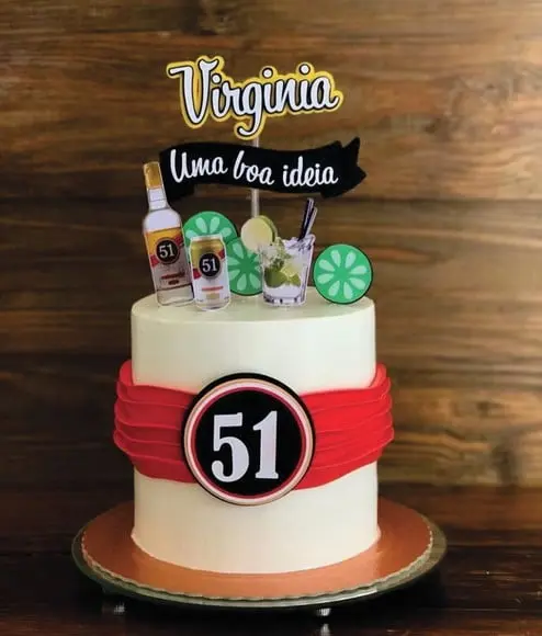 Topo de Bolo 51 Uma Boa Ideia #3