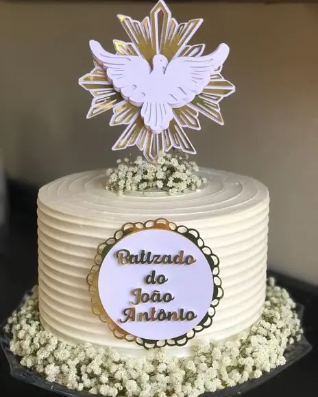 Topo de Bolo Batismo