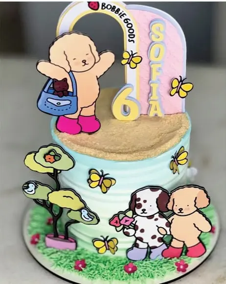 Topo de Bolo Bobbie Goods