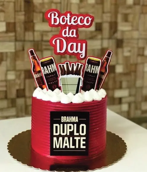 Topo de bolo boteco arquivo de corte