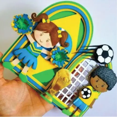 Topo de Bolo Brasil