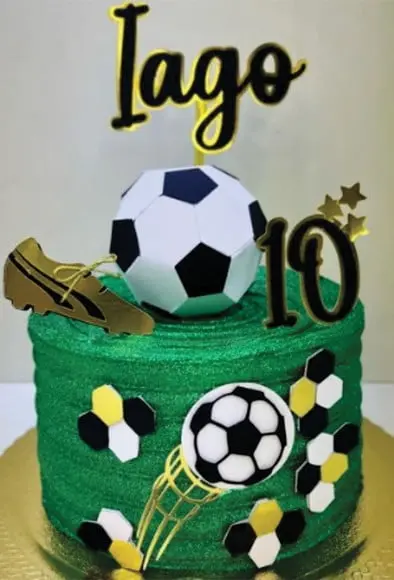 Topo de Bolo Brasil Copa Futebol Arquivo de Corte