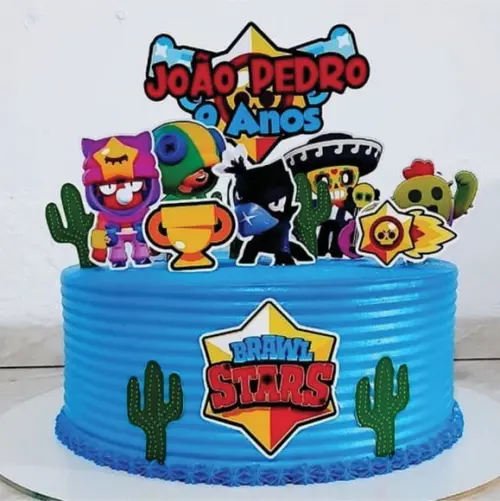 Topo de Bolo Brawl Stars Arquivo de Corte