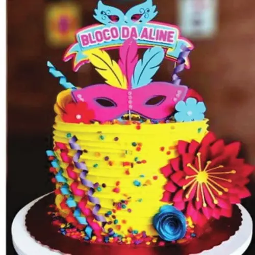 Topo de Bolo Carnaval Arquivo de Corte